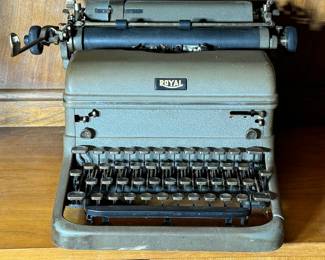 Royal typewriter