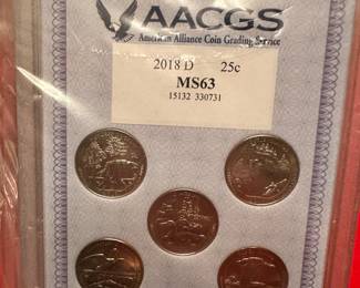 Uncirculated state quarter 