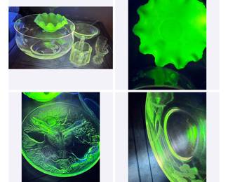 Uranium glass