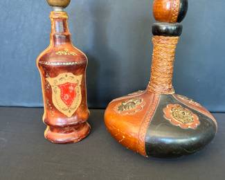 leather decanters