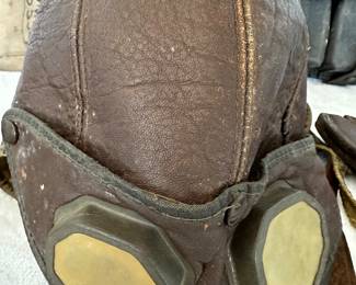 WWII pilot skull cap