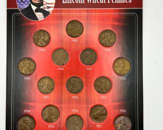 15 years of Lincoln wheat pennies