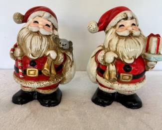 Homco Christmas Santa Claus banks