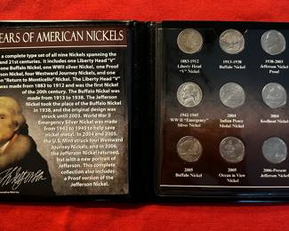 100 years of American nickels