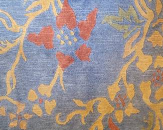 Close up of carved rug