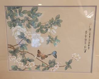 Chinese original watercolor on silk