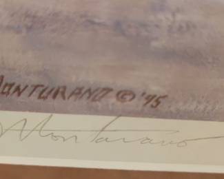 Signed Monturano 1995, St. Bede Church