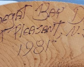 Signed mallard Drake decoy