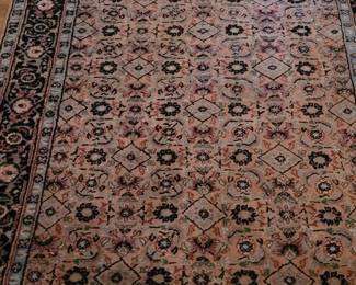 Persian rug in foyer