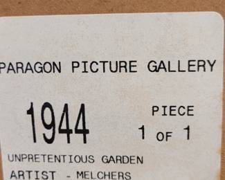 'Unpretentious Garden' by Melcher