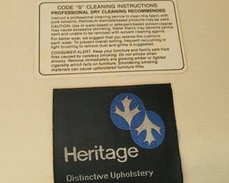 Heritage Sofa with long single cushion