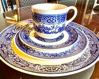 Blue and White dinnerware