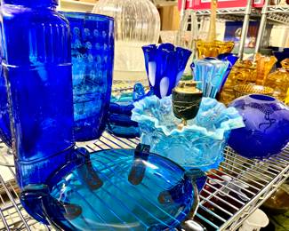 Arthur Court, MCM ashtrays, Murano, Fostoria...