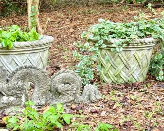 Outdoor Heaven - planters, cranes, benches, sculptures, fountains, birdbaths, pagodas...