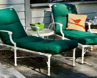 MCM Chaise Lounge chairs - with new cushions.
