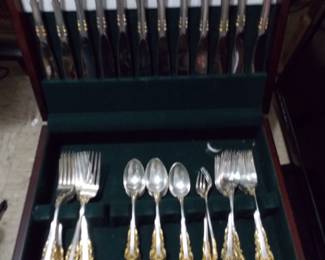 Gorham Sterling Flatware Medici pattern, service for 12