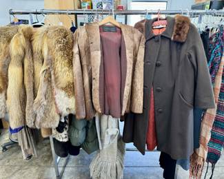 Vintage fur coats