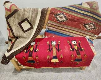 Vintage Navajo and Mexican rugs