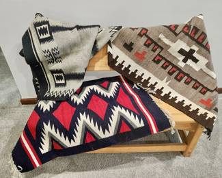 Vintage Navajo and Mexican rugs