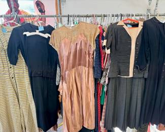Vintage dresses and suits