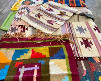 Small Mexican rugs