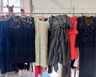 Vintage sequin party dresses