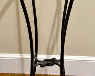 Iron & Glass Side Table