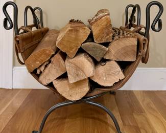 Wrought Iron Log Stand