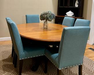 Kitchen Table with Pedestal Base