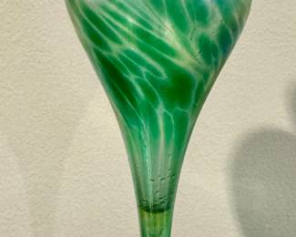 Signed Art Glass Perfume Bottle