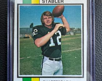 Ken Stabler Card