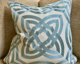 (2) Decorative Down Pillows