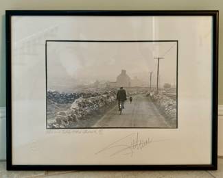 "Man on a Bike," Signed Photograph