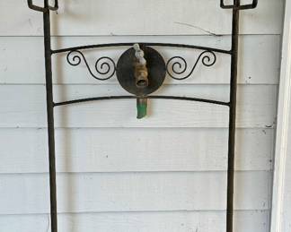 Wrought Iron Hose Reel