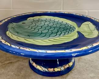 Art Pottery Cake Stand