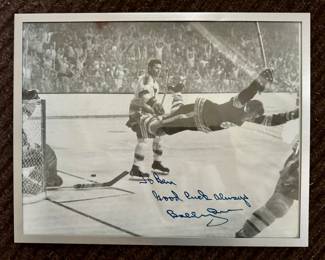 Autographed Bobby Orr Photograph 