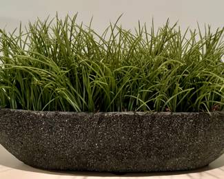 Faux Ornamental Grass Plant