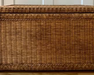 Wicker Storage Trunk