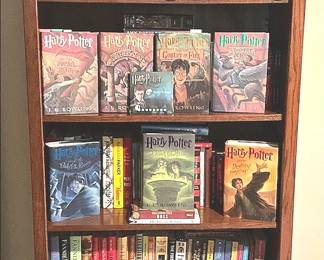 Book Shelf And Books