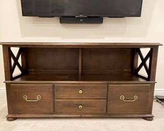 Wood TV cabinet