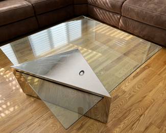 4' x 4'  Glass Table 