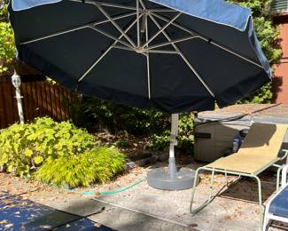 11' Pool Parasol By Sun Garden