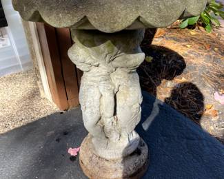 Cement Bird Bath