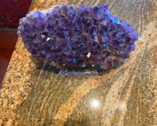 Amethyst Geode 10" x 7"