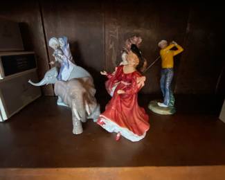 Lladro and Royal Daulton Figurines