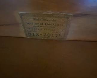 Globe Wernicke Barrister Cabinet Sectional Bookcase                                      51 1/2" x 35" x 11"