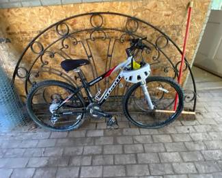 Large Metal Architectural semi-circle - was planned for Wall mount for Headboard in Historical home.