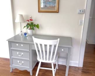 desk, desk chair