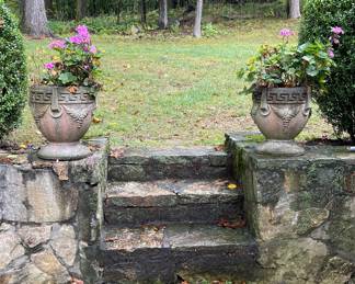 stone planters