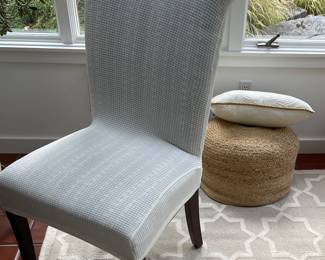 chair, stool, pillow